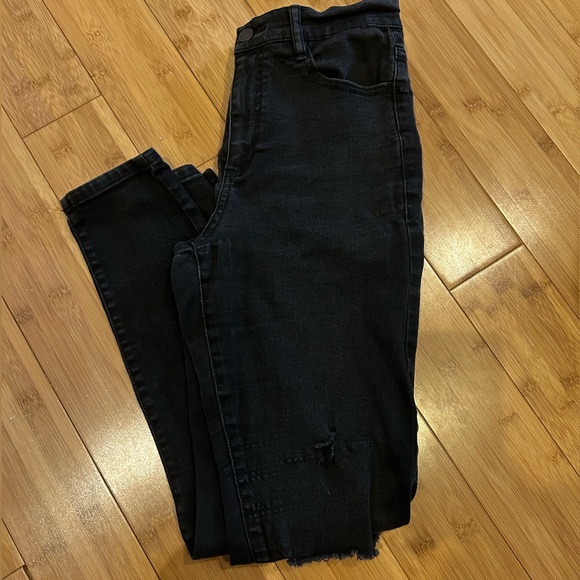 Garage Pants - Black ripped Garage Jeans